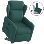 Sillón reclinable elevable tela verde oscuro en Sillones | Comprar online en Foru.es