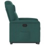 Sillón reclinable elevable tela verde oscuro en Sillones | Comprar online en Foru.es