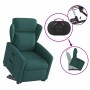 Sillón reclinable elevable tela verde oscuro en Sillones | Comprar online en Foru.es