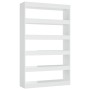 Estantería/divisor de espacios blanco brillante 100x30x166 cm de vidaXL, Librerías y estanterías - Ref: Foro24-811769, Precio...