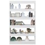 Estantería/divisor de espacios blanco brillante 100x30x166 cm de vidaXL, Librerías y estanterías - Ref: Foro24-811769, Precio...