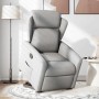 Sillón reclinable elevable de tela gris nube en Sillones | Comprar online en Foru.es