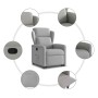 Sillón reclinable elevable de tela gris nube en Sillones | Comprar online en Foru.es