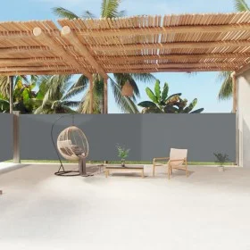 Toldo lateral retráctil antracita 180x1200 cm de vidaXL, Sombrillas - Ref: Foro24-318074, Precio: 156,27 €, Descuento: %