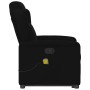 Sillón reclinable de masaje elevable tela negro en Sillones | Comprar online en Foru.es