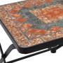 Set mesa y sillas bistró 3 piezas mosaico cerámica naranja/gris en Conjuntos de jardín | Comprar online en Foru.es