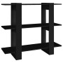 Estantería/divisor de espacios negro 100x30x87 cm de vidaXL, Librerías y estanterías - Ref: Foro24-811548, Precio: 46,03 €, D...