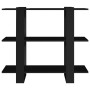 Estantería/divisor de espacios negro 100x30x87 cm de vidaXL, Librerías y estanterías - Ref: Foro24-811548, Precio: 46,03 €, D...