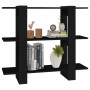 Estantería/divisor de espacios negro 100x30x87 cm de vidaXL, Librerías y estanterías - Ref: Foro24-811548, Precio: 46,03 €, D...