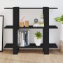 Estantería/divisor de espacios negro 100x30x87 cm de vidaXL, Librerías y estanterías - Ref: Foro24-811548, Precio: 46,03 €, D...