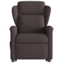 Silla de masaje reclinable de pie de tela marrón oscuro en Sillones | Comprar online en Foru.es