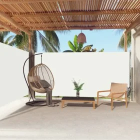 Toldo lateral retráctil color crema 180x600 cm de vidaXL, Sombrillas - Ref: Foro24-318001, Precio: 73,69 €, Descuento: %
