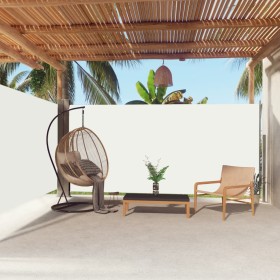 Toldo lateral retráctil color crema 180x600 cm de vidaXL, Sombrillas - Ref: Foro24-318001, Precio: 100,81 €, Descuento: %