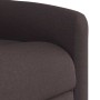Silla de masaje reclinable de pie de tela marrón oscuro en Sillones | Comprar online en Foru.es