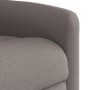 Sillón reclinable de masaje elevable tela gris taupé en Sillones | Comprar online en Foru.es