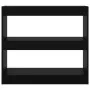 Estantería/divisor de espacios negro 80x30x72 cm de vidaXL, Librerías y estanterías - Ref: Foro24-811692, Precio: 58,06 €, De...