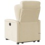 Silla de masaje reclinable de pie de tela color crema en Sillones | Comprar online en Foru.es