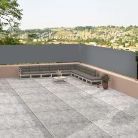 Toldo lateral retráctil antracita 117x1200 cm de vidaXL, Sombrillas - Ref: Foro24-318056, Precio: 70,75 €, Descuento: %