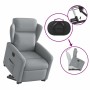 Sillón eléctrico reclinable elevable de tela gris claro en Sillones | Comprar online en Foru.es
