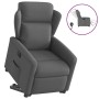 Sillón eléctrico reclinable elevable de tela gris oscuro en Sillones | Comprar online en Foru.es