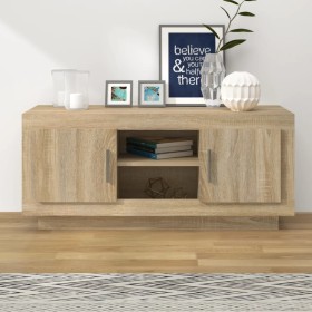 Mueble de TV madera contrachapada roble Sonoma 102x35x45 cm de vidaXL, Muebles TV - Ref: Foro24-811793, Precio: 77,31 €, Desc...