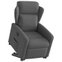 Sillón eléctrico reclinable elevable de tela gris oscuro en Sillones | Comprar online en Foru.es