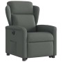 Sillón eléctrico reclinable elevable de tela gris oscuro en Sillones | Comprar online en Foru.es