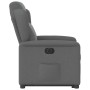Sillón eléctrico reclinable elevable de tela gris oscuro en Sillones | Comprar online en Foru.es