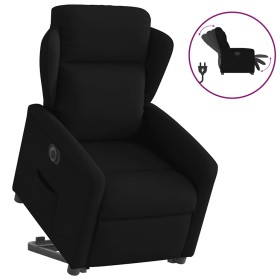 Sillón eléctrico reclinable elevable de tela negro en Sillones | Comprar online en Foru.es