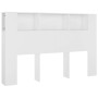 Mueble cabecero blanco 160x18,5x104,5 cm de vidaXL, Cabeceros y pies de cama - Ref: Foro24-811934, Precio: 72,06 €, Descuento: %