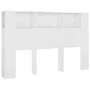Mueble cabecero blanco 160x18,5x104,5 cm de vidaXL, Cabeceros y pies de cama - Ref: Foro24-811934, Precio: 71,12 €, Descuento: %