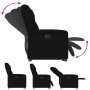Sillón eléctrico reclinable elevable de tela negro en Sillones | Comprar online en Foru.es