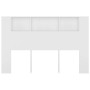 Mueble cabecero blanco 160x18,5x104,5 cm de vidaXL, Cabeceros y pies de cama - Ref: Foro24-811934, Precio: 72,06 €, Descuento: %