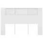 Mueble cabecero blanco 160x18,5x104,5 cm de vidaXL, Cabeceros y pies de cama - Ref: Foro24-811934, Precio: 71,12 €, Descuento: %