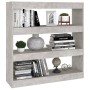 Estantería/divisor de espacios gris hormigón 100x30x103 cm de vidaXL, Librerías y estanterías - Ref: Foro24-811749, Precio: 5...