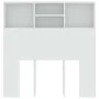 Weißes Kopfteilmöbel 100x19x103,5 cm von vidaXL, Kopf- und Fußteile - Ref: Foro24-811844, Preis: 76,33 €, Rabatt: %