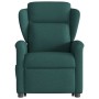 Sillón eléctrico reclinable elevable de tela verde oscuro en Sillones | Comprar online en Foru.es