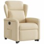 Sillón eléctrico reclinable elevable de tela color crema en Sillones | Comprar online en Foru.es