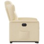 Sillón eléctrico reclinable elevable de tela color crema en Sillones | Comprar online en Foru.es