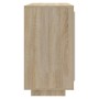Aparador de madera contrachapada roble Sonoma 80x40x75 cm de vidaXL, Aparadores - Ref: Foro24-811820, Precio: 83,53 €, Descue...