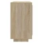 Aparador de madera contrachapada roble Sonoma 80x40x75 cm de vidaXL, Aparadores - Ref: Foro24-811820, Precio: 85,34 €, Descue...