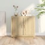 Aparador de madera contrachapada roble Sonoma 80x40x75 cm de vidaXL, Aparadores - Ref: Foro24-811820, Precio: 83,53 €, Descue...