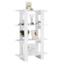 Estantería/divisor de espacios blanco 80x30x123,5 cm de vidaXL, Librerías y estanterías - Ref: Foro24-811574, Precio: 49,94 €...