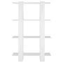 Estantería/divisor de espacios blanco 80x30x123,5 cm de vidaXL, Librerías y estanterías - Ref: Foro24-811574, Precio: 49,94 €...