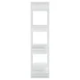 Estantería/divisor de espacios blanco 80x30x123,5 cm de vidaXL, Librerías y estanterías - Ref: Foro24-811574, Precio: 49,94 €...
