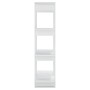 Estantería/divisor de espacios blanco 80x30x123,5 cm de vidaXL, Librerías y estanterías - Ref: Foro24-811574, Precio: 49,94 €...