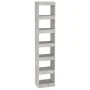 Estantería/divisor de espacios gris hormigón 40x30x198 cm de vidaXL, Librerías y estanterías - Ref: Foro24-811641, Precio: 72...