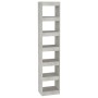 Estantería/divisor de espacios gris hormigón 40x30x198 cm de vidaXL, Librerías y estanterías - Ref: Foro24-811641, Precio: 73...