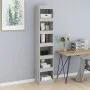 Estantería/divisor de espacios gris hormigón 40x30x198 cm de vidaXL, Librerías y estanterías - Ref: Foro24-811641, Precio: 72...