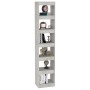 Estantería/divisor de espacios gris hormigón 40x30x198 cm de vidaXL, Librerías y estanterías - Ref: Foro24-811641, Precio: 73...
